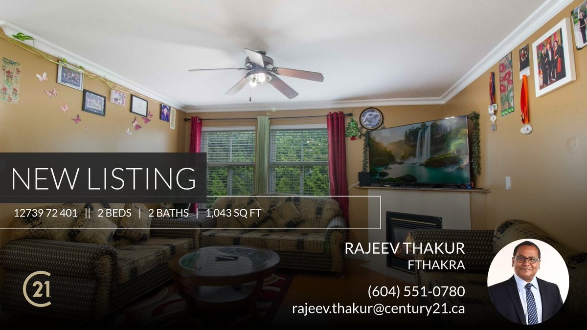 📍 New Listing 📍 Take a look at this fantastic new property that just hit the market located at 12739 72 401 in Surrey. Reach out here or at (604) 551-0780 for more information

Regards

Rajeev Thaku... c21.ca/mls/R2948147