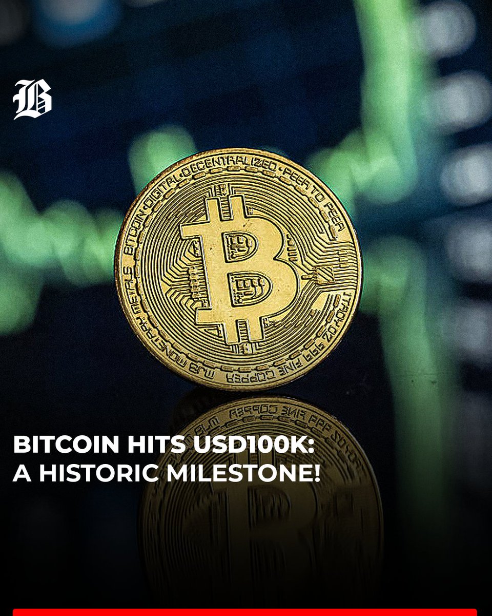 BarlamanToday's tweet photo. Bitcoin soared over $100,000, reaching a record $103,400 before settling at $101,000 this morning. The cryptocurrency has risen 70% since October, driven by growing institutional adoption.
#Morocco #Bitcoin #Crypto #Microstrategy #Acurx #Blackrock https://t.co/vX7ldnvNqF