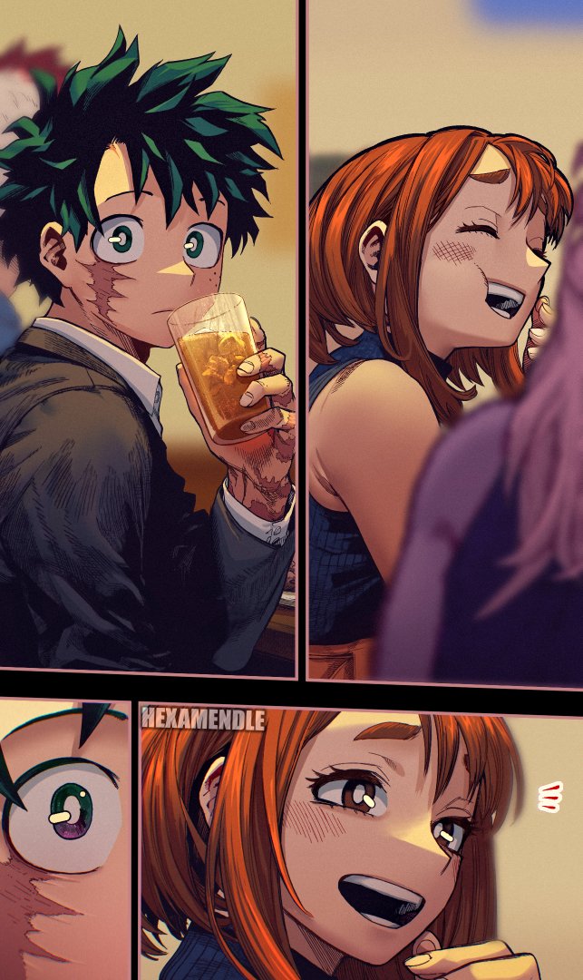 Midoriya, Ochako.
Manga: My Hero Academia [Ch.431]