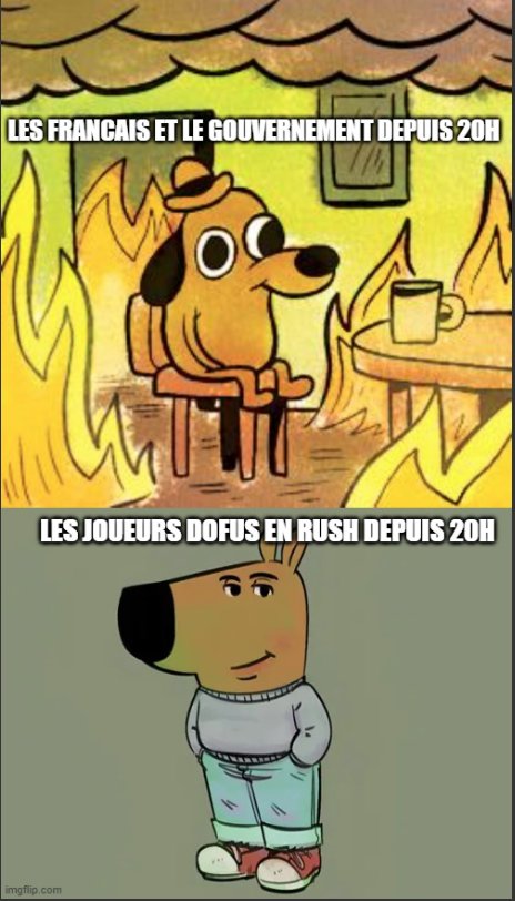 A cause des #DDOS chez <a href="/AnkamaGames/">Ankama</a> je viens de m'informer un peu de se qui se passait en dehors de <a href="/DOFUSfr/">DOFUS</a> 3 c'est hyper marrant