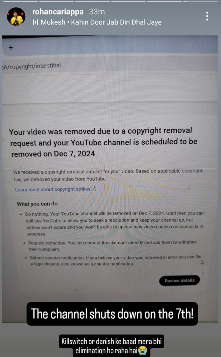Hey <a href="/RockWithboAt/">boAt</a>
MTV Hustle has given 50 strikes on Rohan Cariappa’s channel for honest reviews, TERMINATING it. Now they’re forcing him to apologize publicly &amp; threatening a defamation lawsuit.

You’re backing censorship, not creativity.

#BackOffBoat #BackOffRoyalEnfield