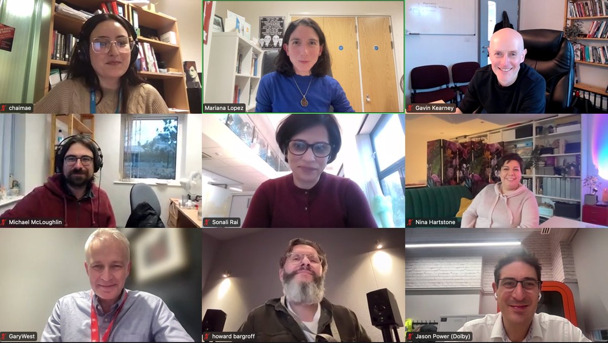 Mariana_J_Lopez's tweet photo. Always an honour to get to talk to our wonderful Advisory Board for the #EnhancingAD project. To have such expertise in one call is a huge asset to the project and our #EAD methods. Thanks everyone! Visit our website for more on the project and our Board https://t.co/dx19rQNTVI https://t.co/9sX6nryq3k