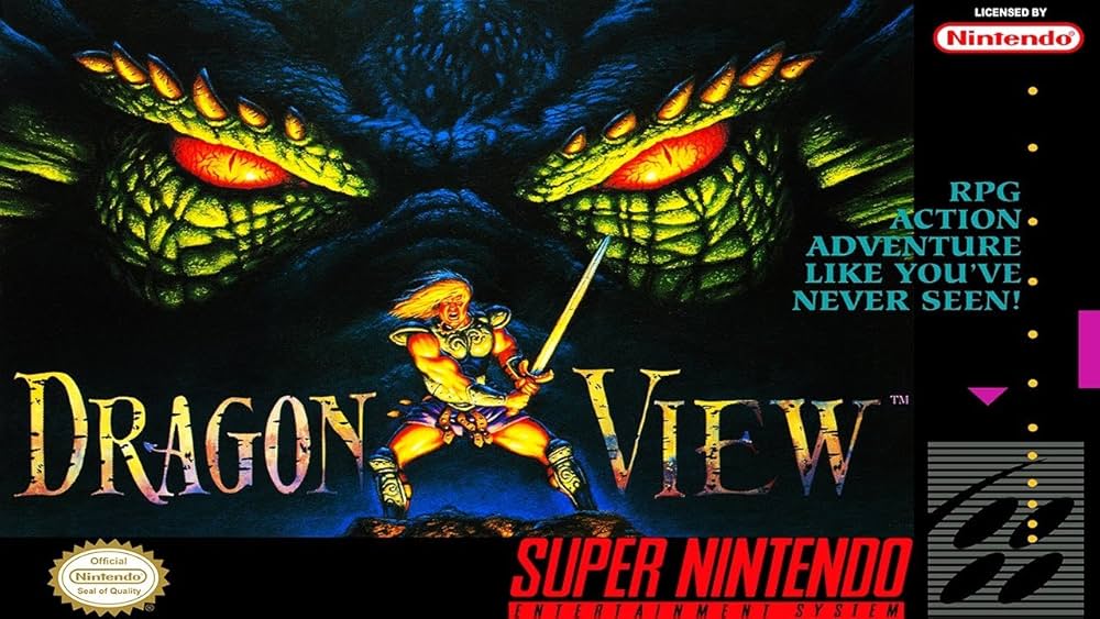 Going live with a  first playthrough  of  Dragon's view on the SNES   a game i never played but lets see how this game  goes