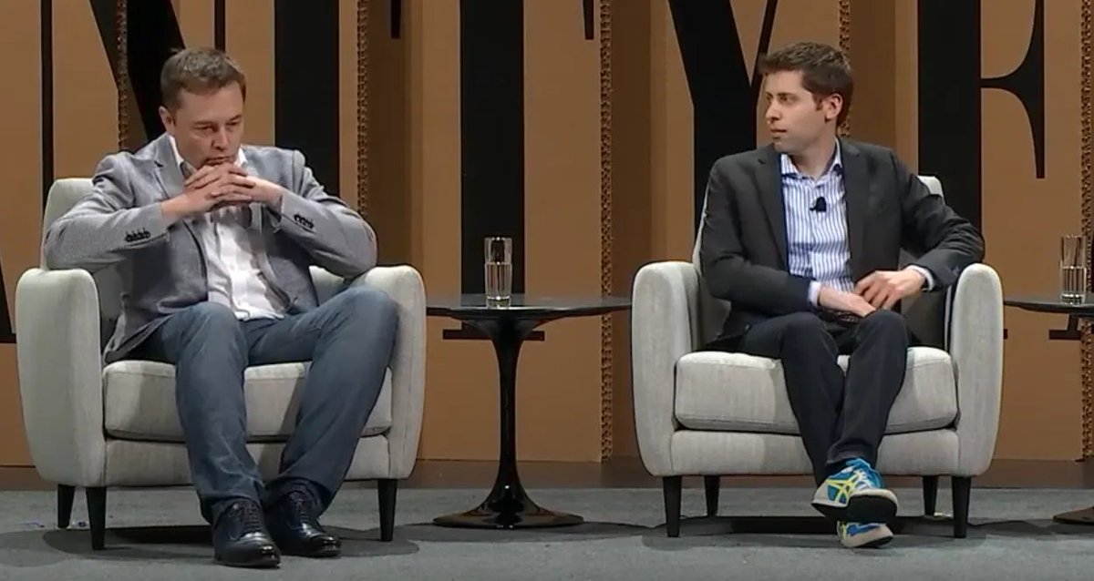 ahmetbuilds's tweet image. Back in 2015, Elon Musk and Sam Altman shared their thoughts on Trump, AI, and the government.  

this was just 3 months after they decided to start OpenAI—when it was still a secret.  

Seeing how they were back then will shock you.  

Here are the 7 best parts from the talk:…