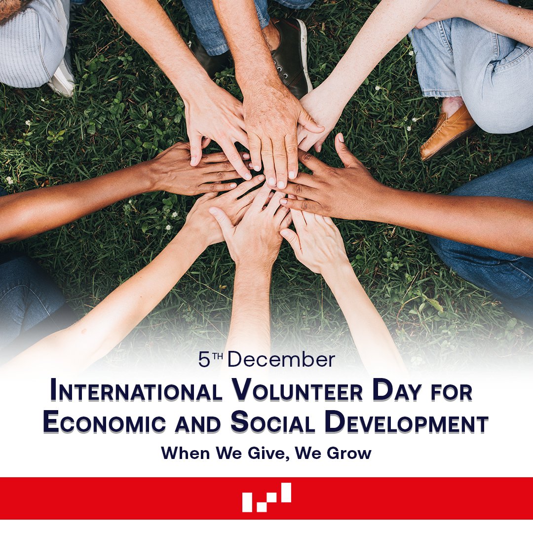 IBDLGroup's tweet photo. Want to leave a mark? Volunteer. Want to change the world? Start today!
At #IBDL, we believe volunteering drives economic and social growth. Today, we honor volunteers worldwide who dedicate their time, skills, and energy for a brighter future. ❤️ https://t.co/jJlYd0mI6p