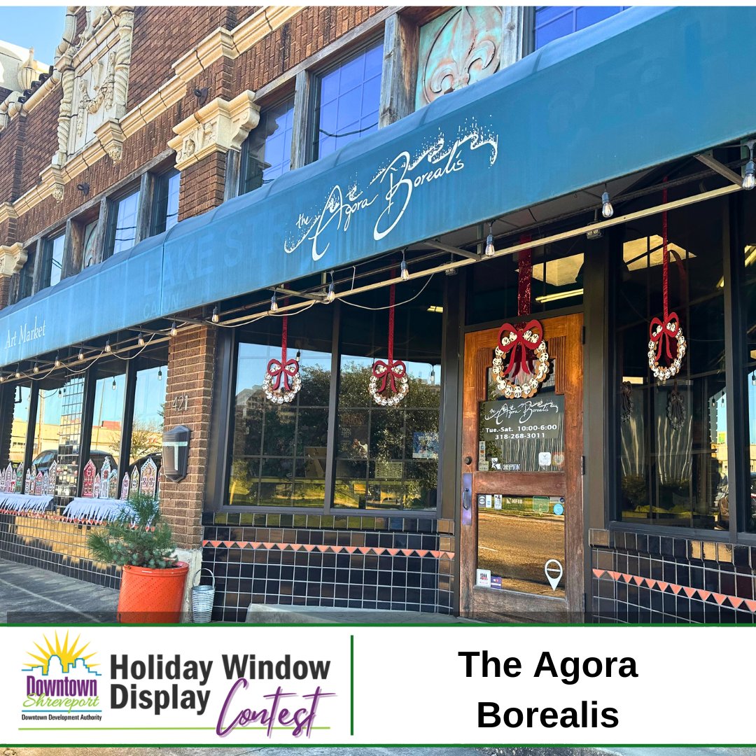 🎄#Downtown has gone all out with incredible creativity for the #HolidayWindowDisplayContest. With 16 businesses competing, you’ll find festive displays that are sure to dazzle.
Take a stroll and soak in the #holiday magic, then cast your vote here: downtownshreveport.com/holiday-window…