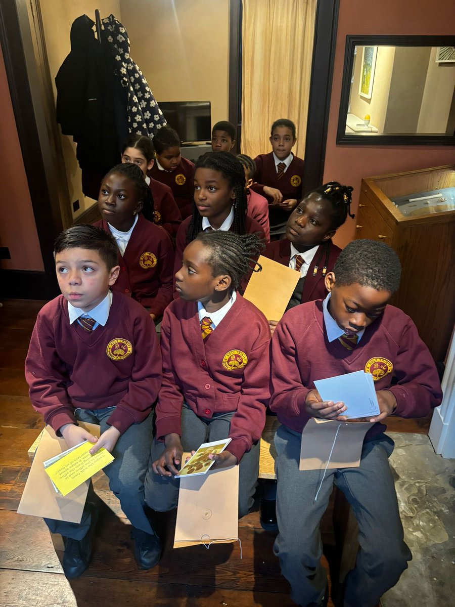 Year 5 enjoyed a special trip to Van Gogh’s house in Kennington. They had a tour of the carefully restored house where he lived for a year and took part in a workshop. Thank you to the staff at Vincent Van Gogh’s house.