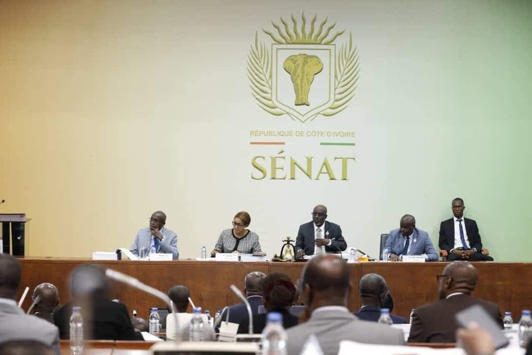 dmBelmonde's tweet photo. 64 milliards 473 millions 379 mille 117 FCFA est le projet de budget 2025 de mon département ministériel adopté à l'unanimité ce jour par les membres de la Commission des Affaires Économiques et Financières (#CAEF) du Sénat Côte d'Ivoire. 
Ce portefeuille nous permettra de renforcer nos actions entreprises sur le terrain en vue d'accroître les performances précédentes en matière de #Solidarité, de lutte contre la Pauvreté et surtout de #Cohesion Sociale. 
Lesquelles actions seront possibles grâce à cette approbation des vénérables Sénateurs à qui j'adresse mon infinie gratitude.
