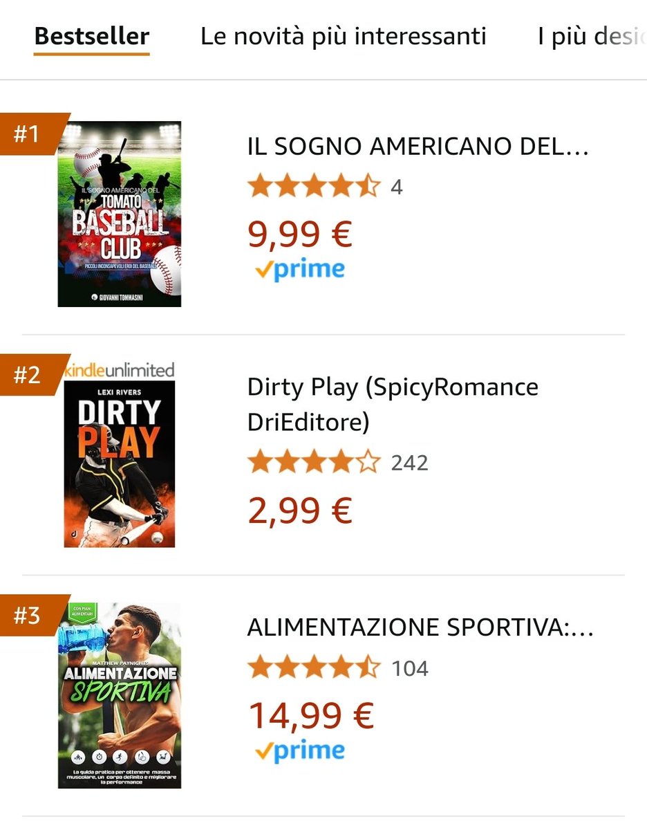 GioTomma's tweet image. il #1 più venduto in baseball #Amazon #bestseller

IL SOGNO AMERICANO DEL TOMATO BASEBALL CLUB: PICCOLI INCONSAPEVOLI EROI DEL BASEBALL
In #offerteamazon 9,99 #euro
amazon.it/dp/1670448770