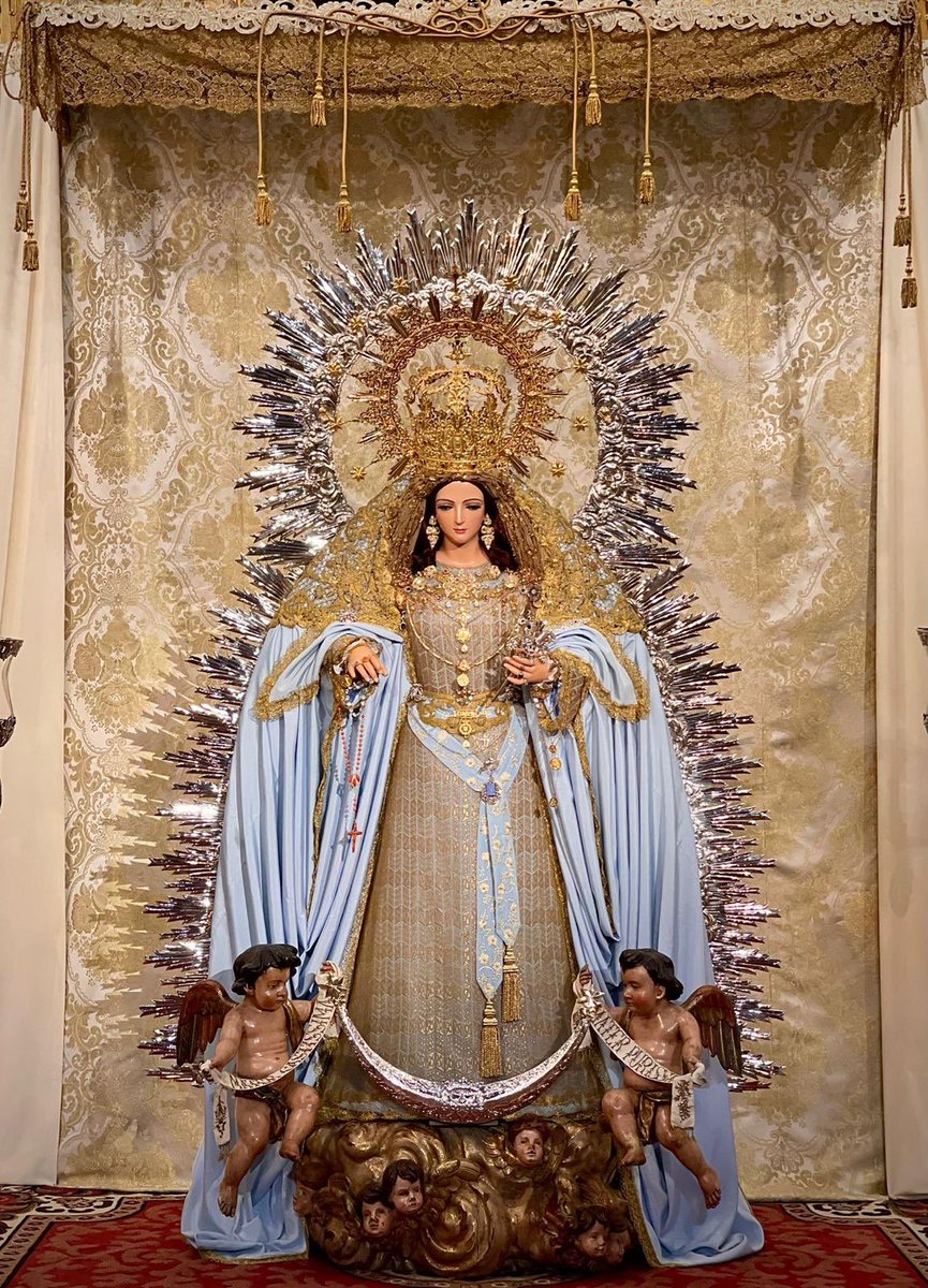 VeraCruzAznal's tweet photo. #ACTUALIDAD | Así de maravillosa luce Nuestra Señora de la Encarnación para el presente tiempo de adviento y para su besamanos extraordinario de mañana con motivo del @congresoihpp . https://t.co/KFHQFS65AD