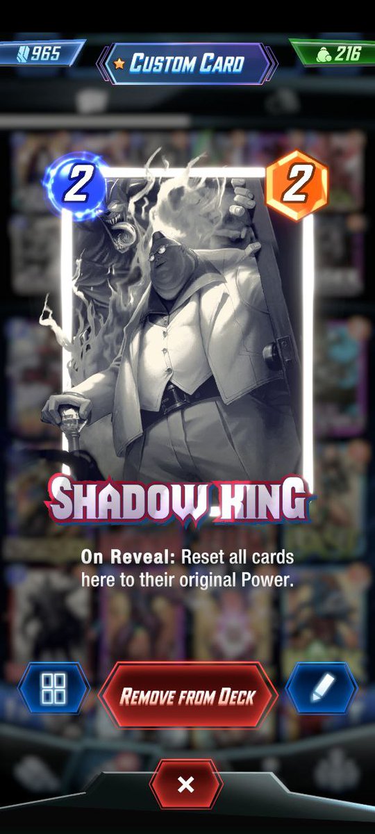 J4S3M's tweet photo. #MarvelSNAP #shadowking https://t.co/891WqD0dqT