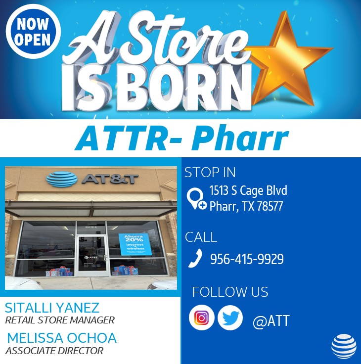 STXspeaks's tweet photo. STX growing yet again!! We are excited for our grand opening of our ATTR Pharr Location. If you're in the area check out or beautiful new store today!! @holland_marci
@CanasofSTX @Ahmad_Al02 @jessermontez
@JeremiahSchmit5 #CityofPharr #StoreisBorn https://t.co/ZyHaAX8wIj