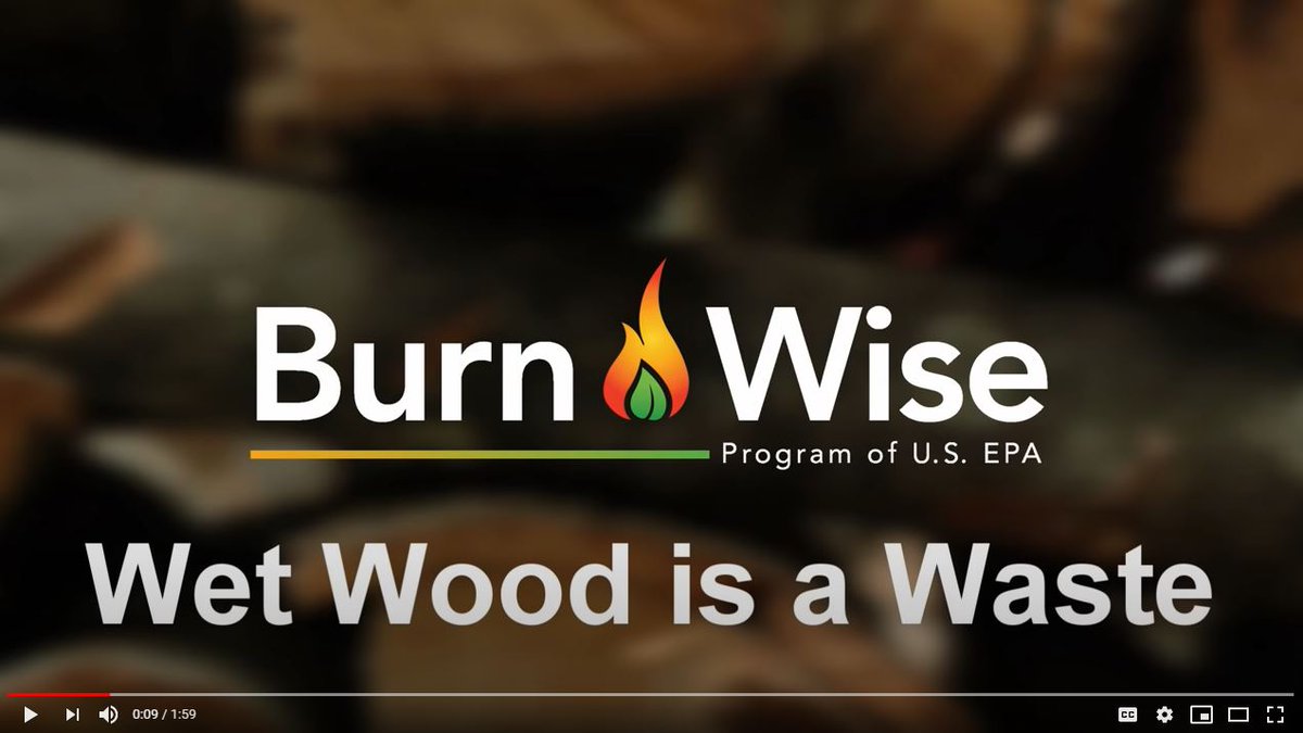 EPARegion10's tweet photo. Did you know that smoke can be a sign that your firewood is too wet? Firewood should be split, stacked with the top covered, and stored for 6-12 months. Learn how to save money, reduce smoke and #BurnWise. ➡️ https://t.co/omraE4ub1c https://t.co/mVzUmJaNUu