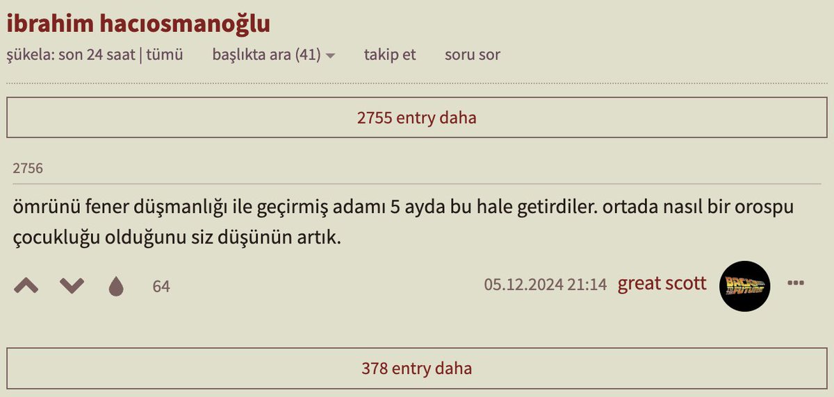 ibrahim hacıosmanoğlu ve galatasaray özelinde okuduğum en güzel entry :d