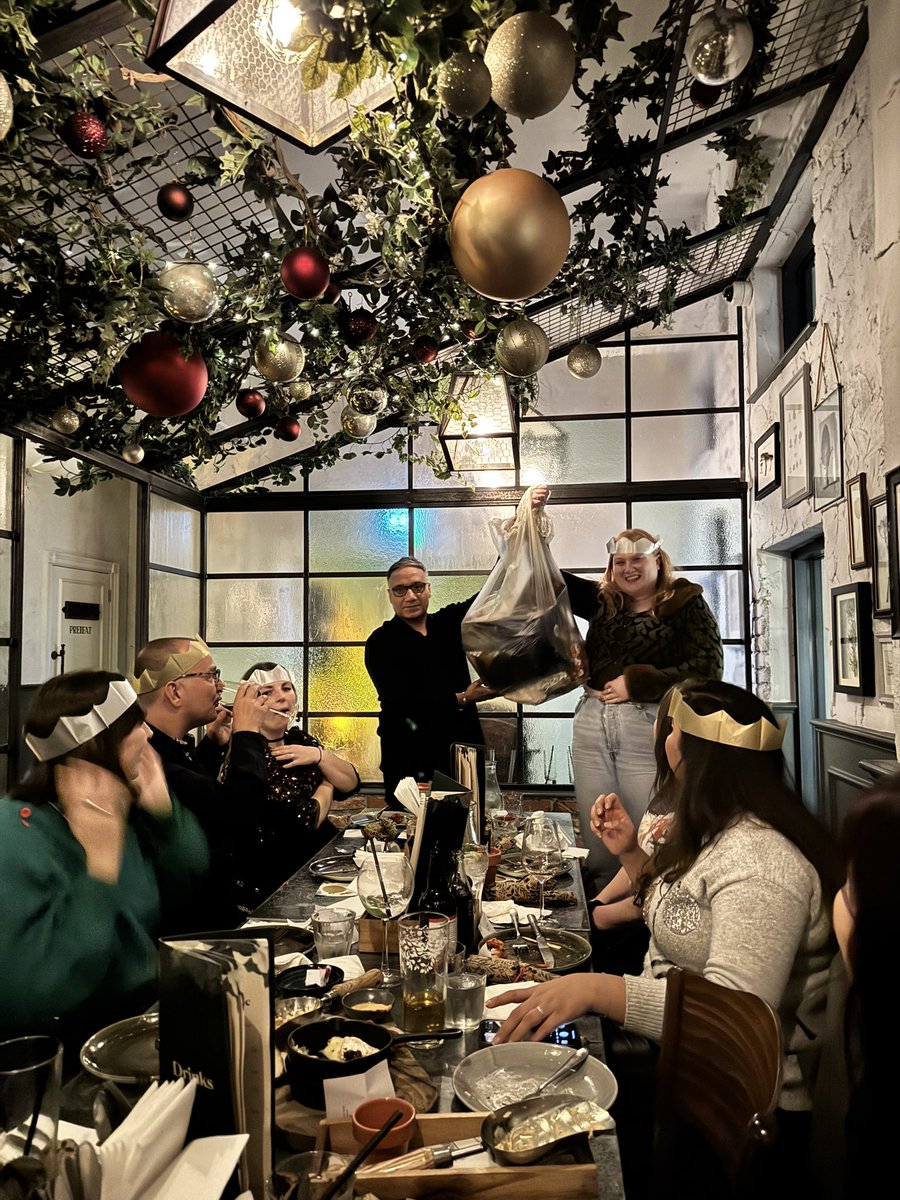 BDA_Deaf's tweet photo. We went to Cardiff for our staff Christmas meal &amp; Away Day this year. Discussed internal processes &amp; well-being policies in the workplace. So good to see staff come together from all over the UK 🇬🇧. Thank you BDA Cymru for organising it. #TakingBSLforward #BSL2032 https://t.co/j7BhcWXykX