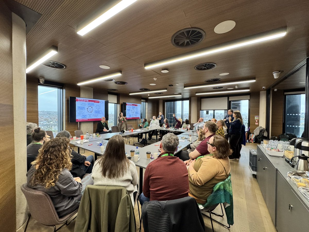 We went to Cardiff for our staff Christmas meal &amp; Away Day this year. Discussed internal processes &amp; well-being policies in the workplace. So good to see staff come together from all over the UK 🇬🇧. Thank you BDA Cymru for organising it. #TakingBSLforward #BSL2032