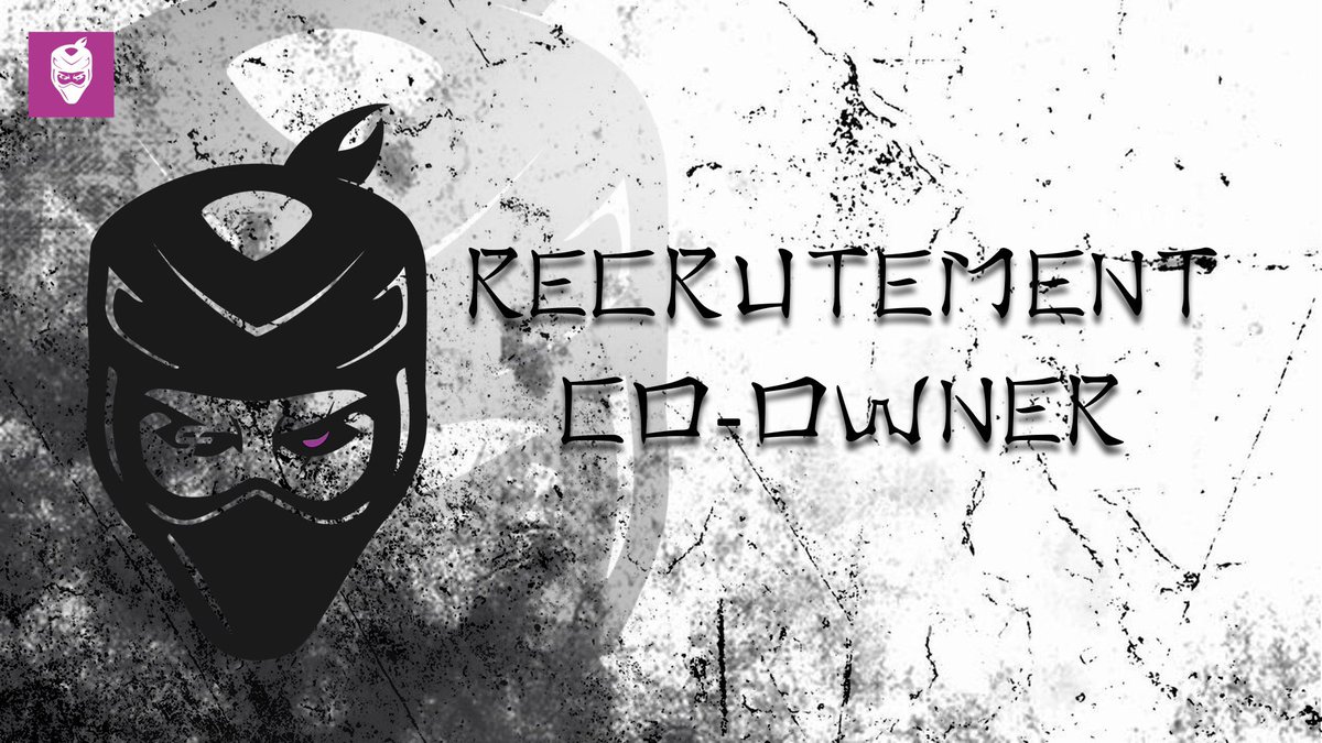 Nous sommes à la recherche d’un/une co-owner !

Si tu as la passion, de la disponibilité et que tu souhaites faire évoluer la structure, n’hésite pas à nous DM 📨

#SilentFamily🥷