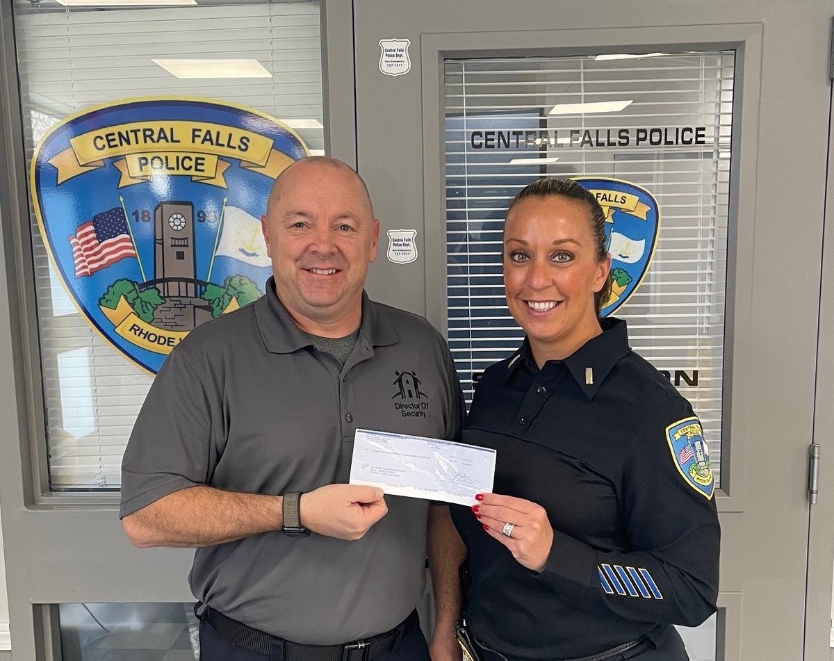 The Central Falls Police  would like to thank the Family Care Community Partnership Program (FCCP) and the Central Falls Housing Authority for their generous donation which sponsors our annual Shop with a Cop. This event would not be successful without your support, Thank you!