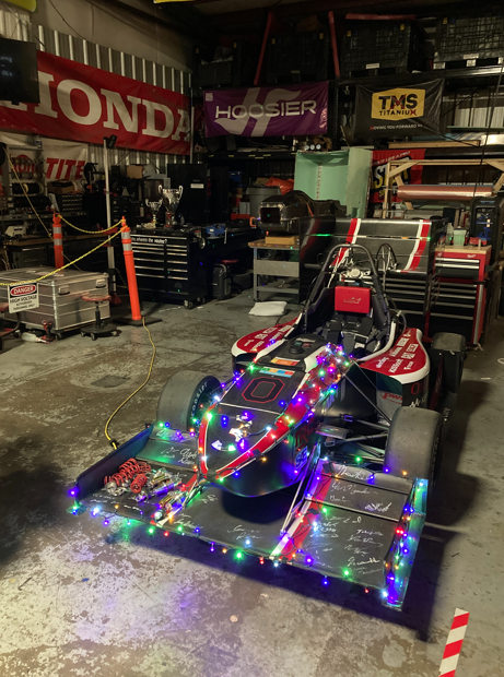 OSUCtrAutoRsrch's tweet photo. The Formula Buckeyes are getting in the holiday spirit!🎄 https://t.co/LEL9lrbFRD