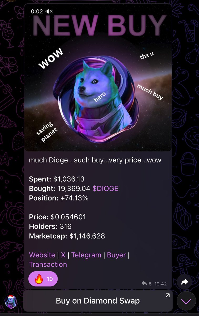 DiogeDione's tweet photo. Congratulations to all $DIOGE holders, who believed in us from the very beginning. 

We are only getting started. 

Another first has been added to the (already big) list of 1sts ⚛️

This incredible achievement has been smashed by the unstoppable community, with minimal volume on #Odyssey. 

There are still no charts & we are still extremely early. 

Only 21M $DIOGE is available. 

We keep reminding you, do not fade $DIOGE! 

⚛️First token on #Odyssey 
⚛️LP 100% locked 
⚛️Contract verified 
⚛️Whitelisted on $DIONE official partner 
⚛️Community Void & more 

$DIONE x $DIOGE is the best & only way to kickstart your journey on the world’s first renewable energy blockchain, #Odyssey. 

Fade at your own risk, anon. 

See why we’re the #1 token on @DioneProtocol: https://t.co/7aiuWBMKrJ 

Web: https://t.co/9uvyMPdc9h 

Buy: https://t.co/w7ROOjVkiX 

@kokoski, @ParthKapadiaX, @crypto_ideology, @CryptoWizardd, @FrankLambeek, @MonkeyMantle69, @azuna_eth, @SchlotzOfficial, @elonmusk, @TeamFinance_, @Hankusun, @DiamondSwapTeam 

#DIONE #DIOGE $DOGE #Altcoins #ALTSEASON #RenewableEnergyToken #Sustainability