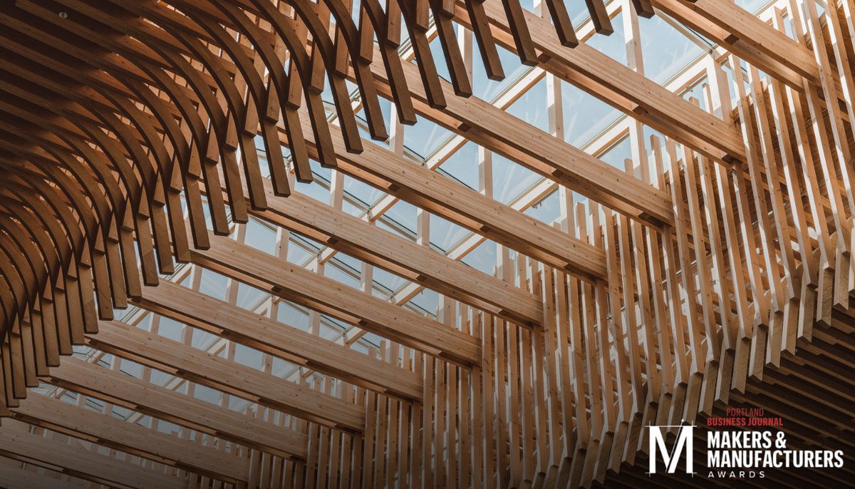 Timberlab was recently selected by the Portland Business Journal as "Innovator of the Year" for their Makers and Manufacturers Awards. Timberlab was selected for its manufacturing ingenuity and contributions to the new mass timber terminal at Portland International Airport.