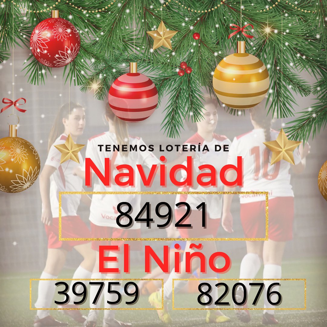 🎟️𝗟𝗢𝗧𝗘𝗥𝗜́𝗔🎟️

Desde el CFF Ciutat de Mislata informamos de que disponemos en nuestras oficinas papeletas de lotería, tanto del sorteo de Navidad como del sorteo del Niño. 

¡No te quedes sin tu papeleta! 

ℹ️Contáctanos: 

📲 681949263
🗓️ Martes a Jueves
🕢 17:30 a 20:00