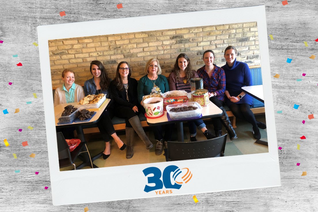 #ThrowbackThursday to a cookie exchange held at a Port Washington holiday party! 🎅❄️ #FranklinEnergy30th