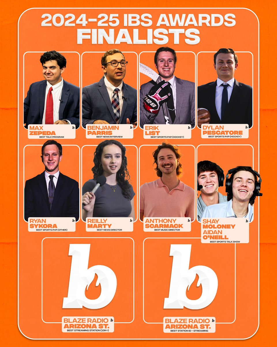 🚨IBS AWARD FINALISTS🚨

Congrats to all of our <a href="/IBSStudentMedia/">IBS Student Media</a> finalists! Keep an eye out on March 8th to see who wins!