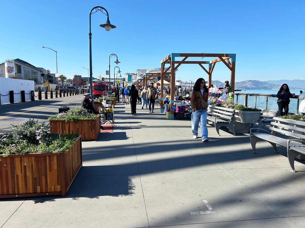 Street Plans (@streetplans) on Twitter photo Street Plans has been working with <a href="/TheWharfSF/">Fisherman's Wharf</a> and the <a href="/SFPort/">Port of San Francisco</a> to create a new public promenade with pergolas, planters, colorful seating, and micro-retail kiosks to enliven a previously uninviting stretch of SF's famous waterfront district! Street Plans has been working with <a href="/TheWharfSF/">Fisherman's Wharf</a> and the <a href="/SFPort/">Port of San Francisco</a> to create a new public promenade with pergolas, planters, colorful seating, and micro-retail kiosks to enliven a previously uninviting stretch of SF's famous waterfront district!