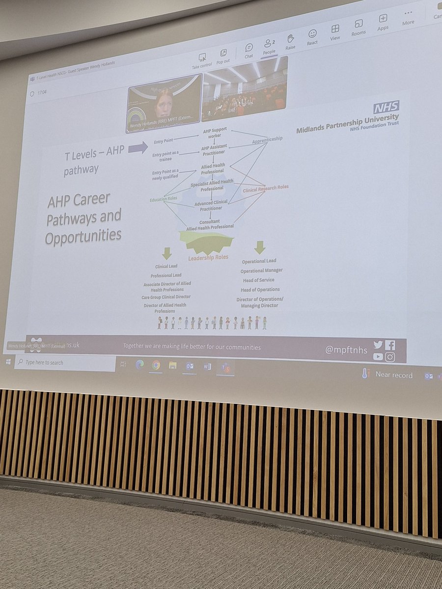 A fantastic day <a href="/NSCGStafford/">Stafford College</a> with the 1st year Health T-Level students. They listened to what MPFT has to offer them in placement &amp; they all had an interview. We were suitably impressed.
<a href="/mpftnhs/">Midlands Partnership University NHS FT</a> 
#TLevelsWeek #tlevel #tlevelprovider #NHS #NHScareers #growingourown