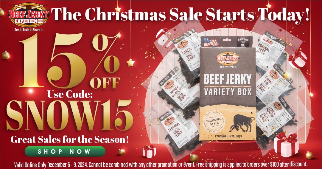 StockyardsBJO's tweet photo. Sale Starts Today! Save 15% online with code: SNOW15
https://t.co/YxA0k9TEw1
#shoplocal #stockingstuffers #fortworthstockyards @grapevinemills #yummy #beefjerky https://t.co/Zq8nnWCh9m