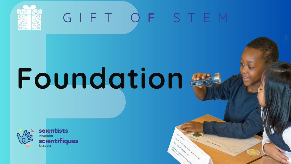 Sci_in_School's tweet photo. It’s day 6 of #GIFTofSTEM and that brings us to F.
F is for FOUNDATION
Our senses are the foundation of our curiosity. 
👁️👂🖐️👃👄
All of our workshops are hands-on experiences &amp; a foundation for future learning!
Get science into the hands of students 🧑‍🔬 https://t.co/i4quSWN92r https://t.co/REe0LNle9N