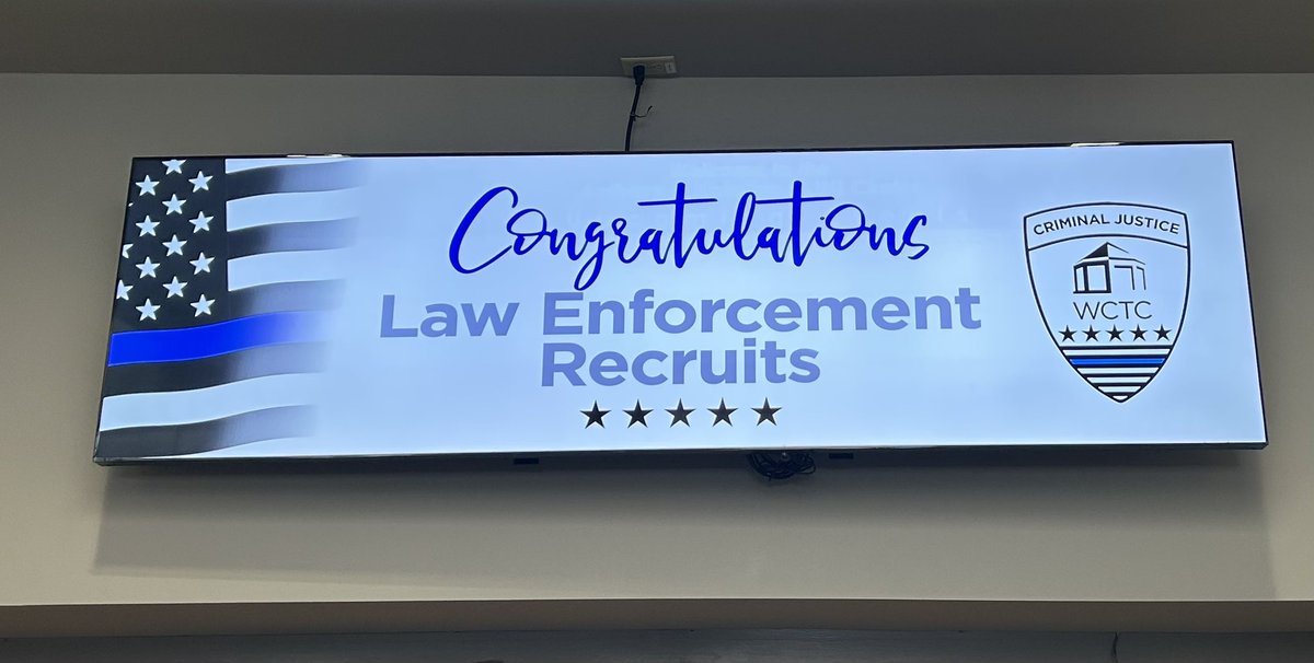 JusticeWCTC's tweet photo. We're warming up for tonight's Academy Graduation! https://t.co/cnBkxjhRkz