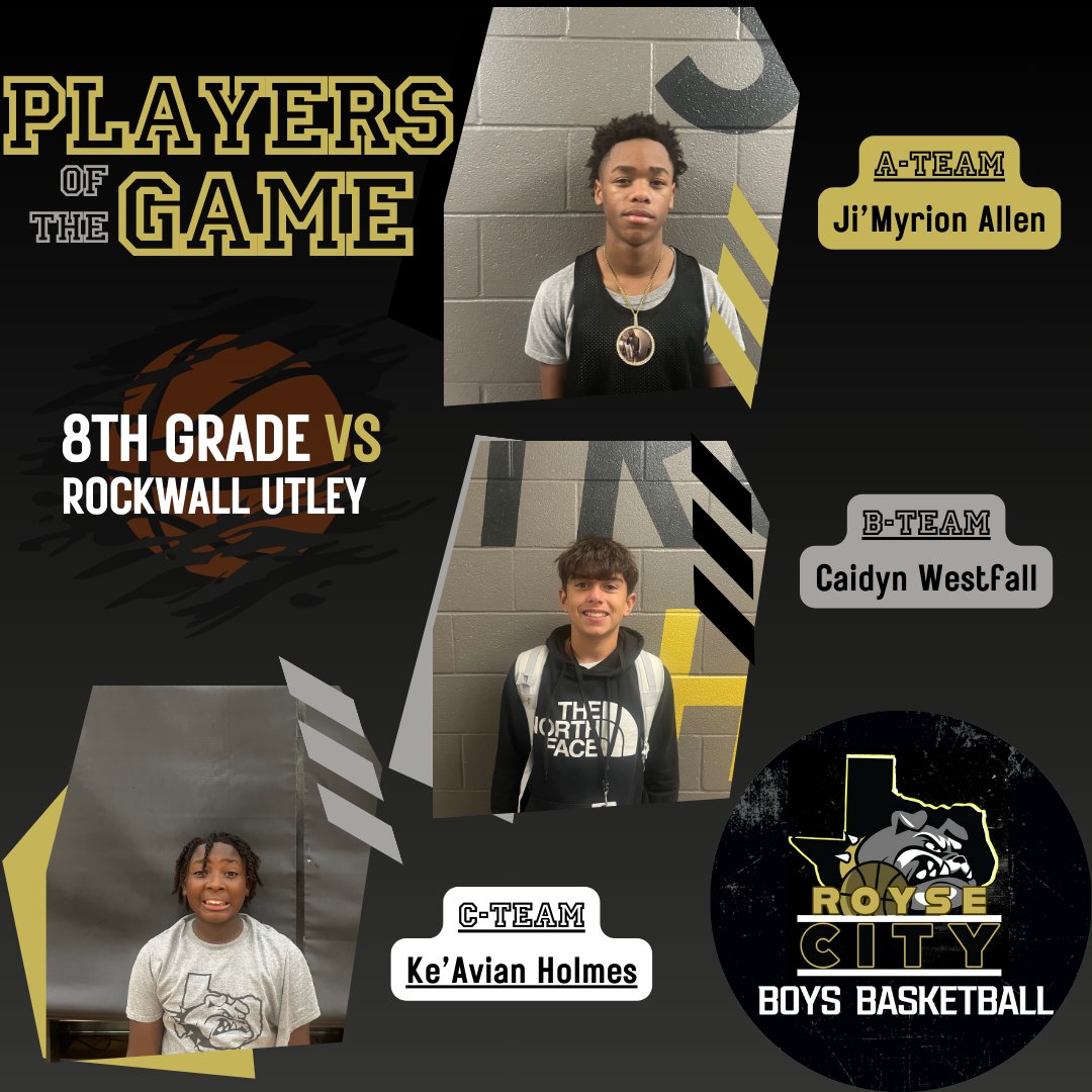 🏀🏀8th Grade Players of the Game🏀🏀

From outstanding scoring to tenacious defense, these players showed up and showed out! Way to go guys!

#summerstrong #BEaDawg #futuredawgs #MentalToughness