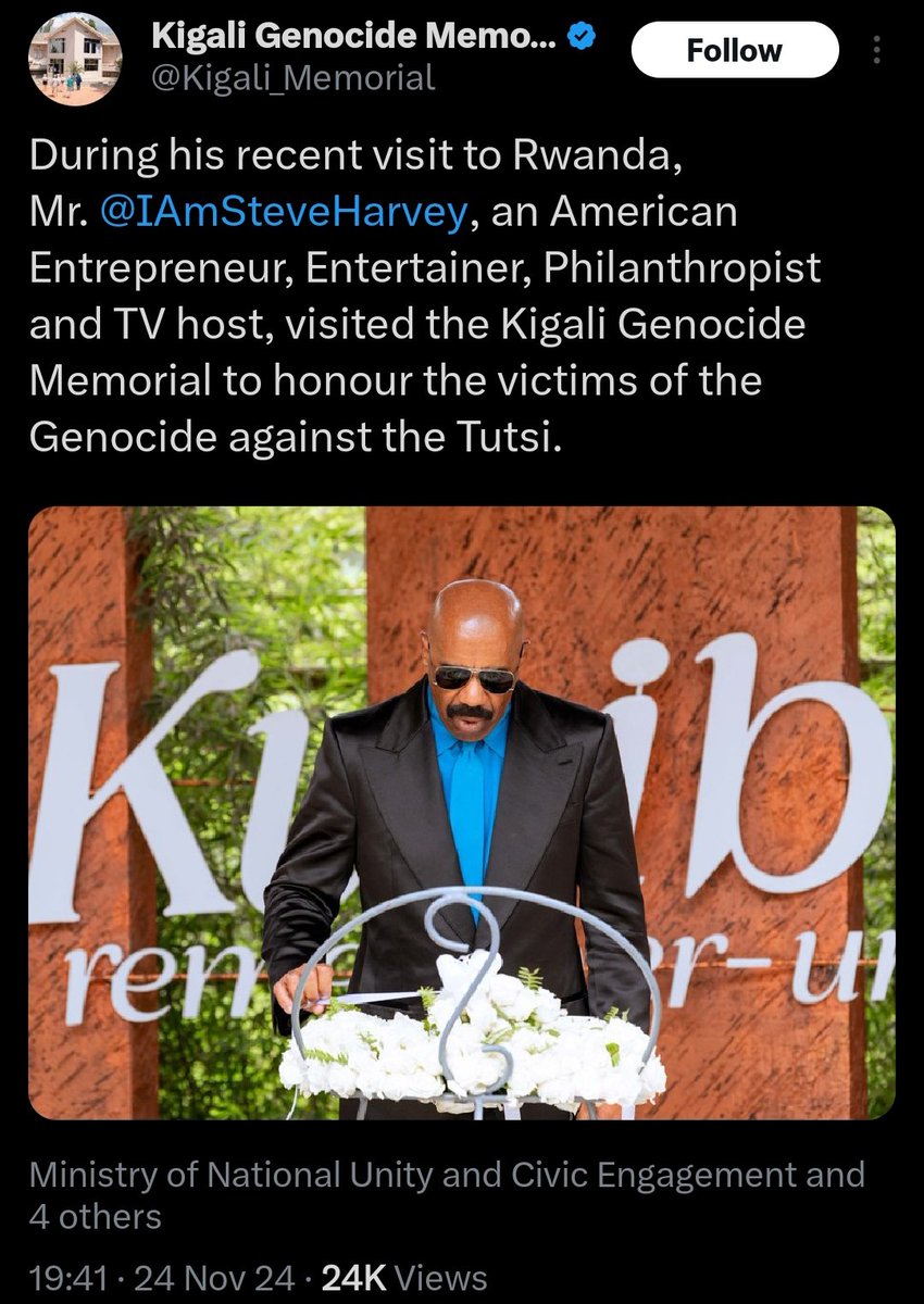 Ohta_Ryota's tweet image. Steve Harvey went to Rwanda and Zambia and ignored the lying government parrots @OleItumbi