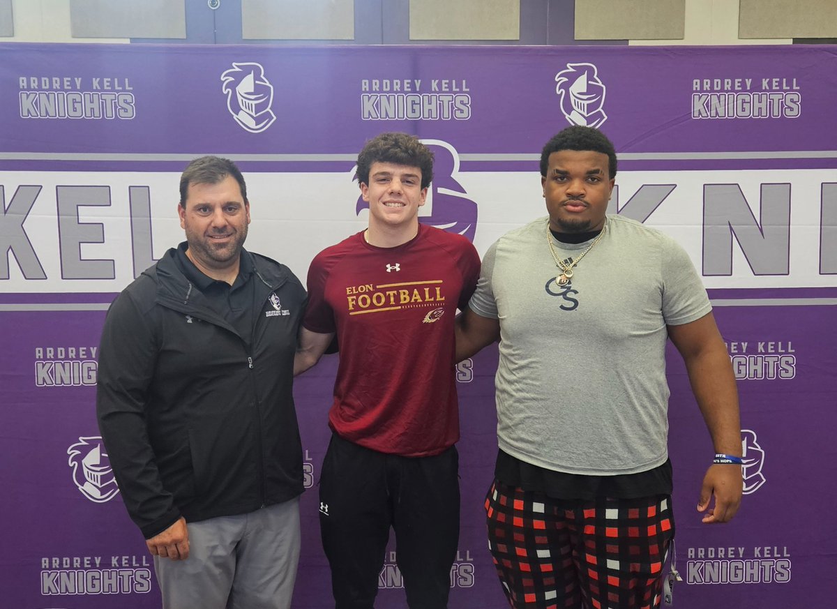 Ardrey Kell Football (@akhs_football) on Twitter photo Congratulations to AKFB players signing their NIL! Ben Kirsch - Elon and Brandon Stoner Georgia Southern <a href="/Ben_Kirsch11/">Ben Kirsch</a> <a href="/ElonFootball/">Elon Football</a> <a href="/BrandonStoner25/">Brandon Stoner</a> <a href="/gs/">GS</a> Congratulations to AKFB players signing their NIL! Ben Kirsch - Elon and Brandon Stoner Georgia Southern <a href="/Ben_Kirsch11/">Ben Kirsch</a> <a href="/ElonFootball/">Elon Football</a> <a href="/BrandonStoner25/">Brandon Stoner</a> <a href="/gs/">GS</a>