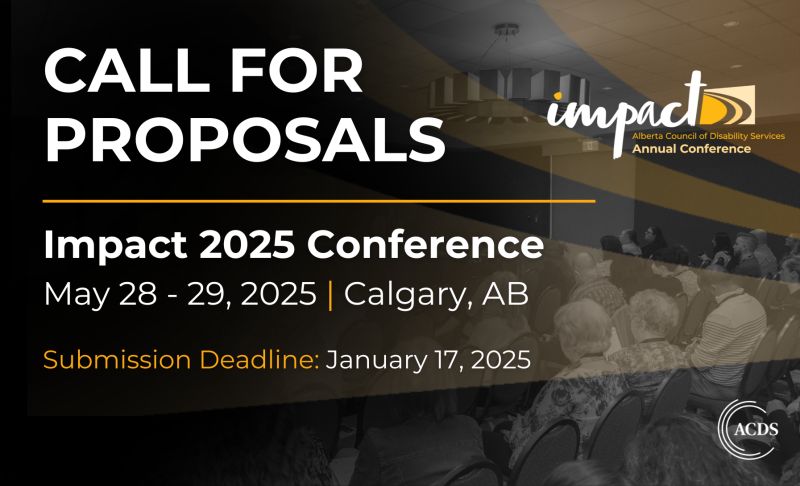 We are now accepting presenter proposals for #Impact2025, taking place on May 28–29, 2025. We’re seeking insightful and engaging presentations addressing topics relevant to leaders and staff in community disability services.

Learn more and apply today at t.ly/6FRQS.