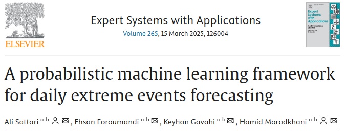 Ali Sattari (@alisattari91) on Twitter photo Excited to share my latest research in Expert Systems with Applications on developing a probabilistic framework for reliable daily streamflow forecasting focusing on extreme events. check out the full paper
authors.elsevier.com/a/1kDEy3PiGTTW…
<a href="/HamidMoradkhani/">Hamid Moradkhani</a> <a href="/EhsanForoumandi/">Ehsan Foroumandi</a> <a href="/GavahiKeyhan/">Keyhan Gavahi</a> Excited to share my latest research in Expert Systems with Applications on developing a probabilistic framework for reliable daily streamflow forecasting focusing on extreme events. check out the full paper
authors.elsevier.com/a/1kDEy3PiGTTW…
<a href="/HamidMoradkhani/">Hamid Moradkhani</a> <a href="/EhsanForoumandi/">Ehsan Foroumandi</a> <a href="/GavahiKeyhan/">Keyhan Gavahi</a>