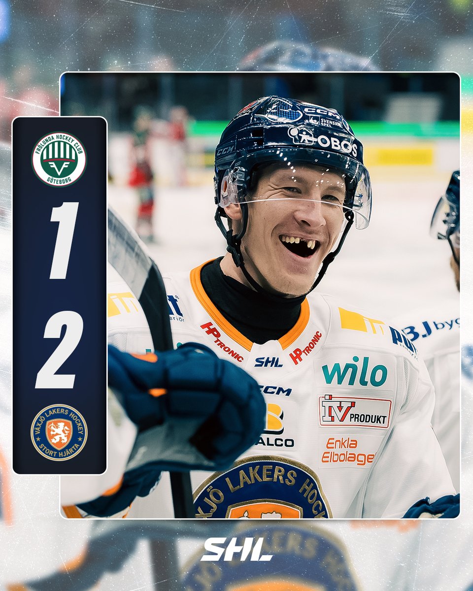 SHLse's tweet photo. Sylvegårds @VLHlive besegrade @frolunda_hc på bortaplan

Mer om matchen och highlights: 📲 https://t.co/E42kDp08eM

#FHCVLH #SHL #twittpuck #ishockey #svsshl https://t.co/sFq34Ee6EI