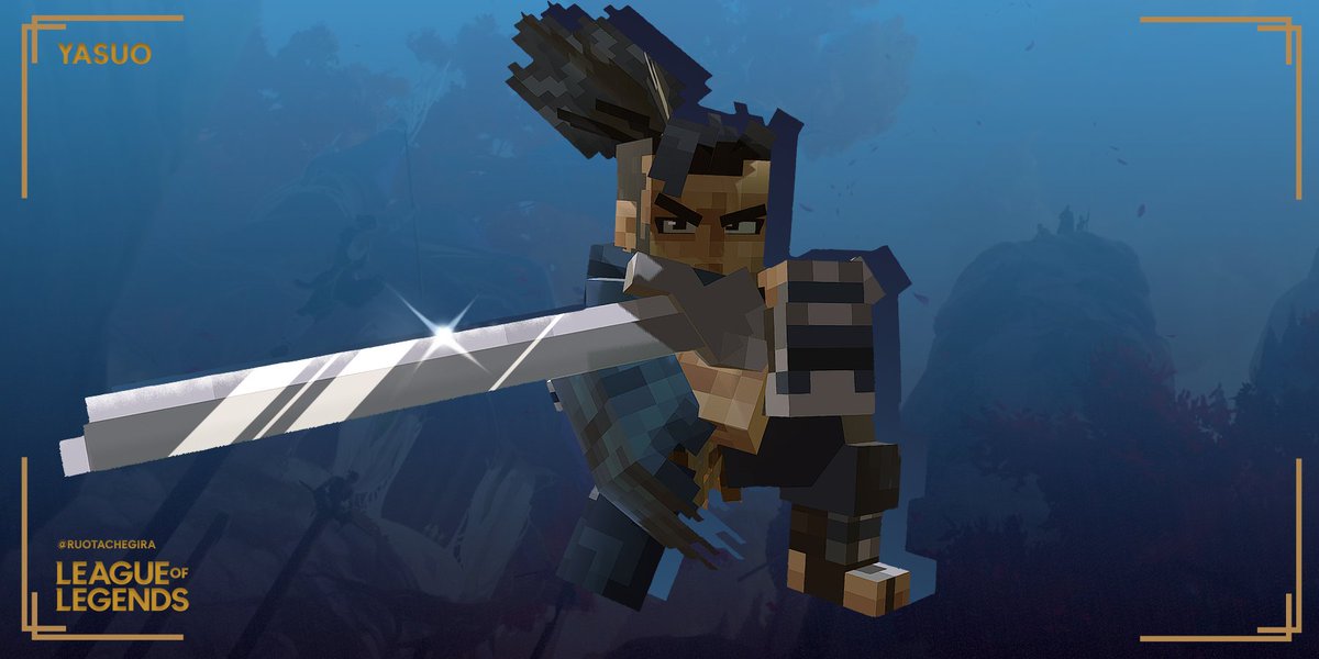 RuotaCheGira's tweet image. Yasuo the Unforgiven

artstation.com/ruotachegira 

#Arcane  #LeagueOfLegends #Yasuo #Minecraft #lowpoly #minecraftart #Blockbench #MinecraftCreator 

Render by @kurohi00