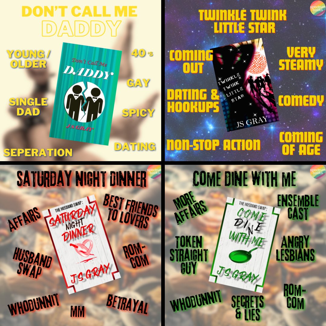 JSGrayAuthor's tweet photo. Hi,
I’m JS Gray (Jon) and wanted to share my queer books with you. 
Available on Amazon in Paperback and for kindle download / Kindle unlimited. 📚❤️🤓
 #jsgray  #gaybooks #YA #indieauthor #queerauthor
#lgbt #queer #gay #homo #gayswhoread https://t.co/3I2tXMjuvk