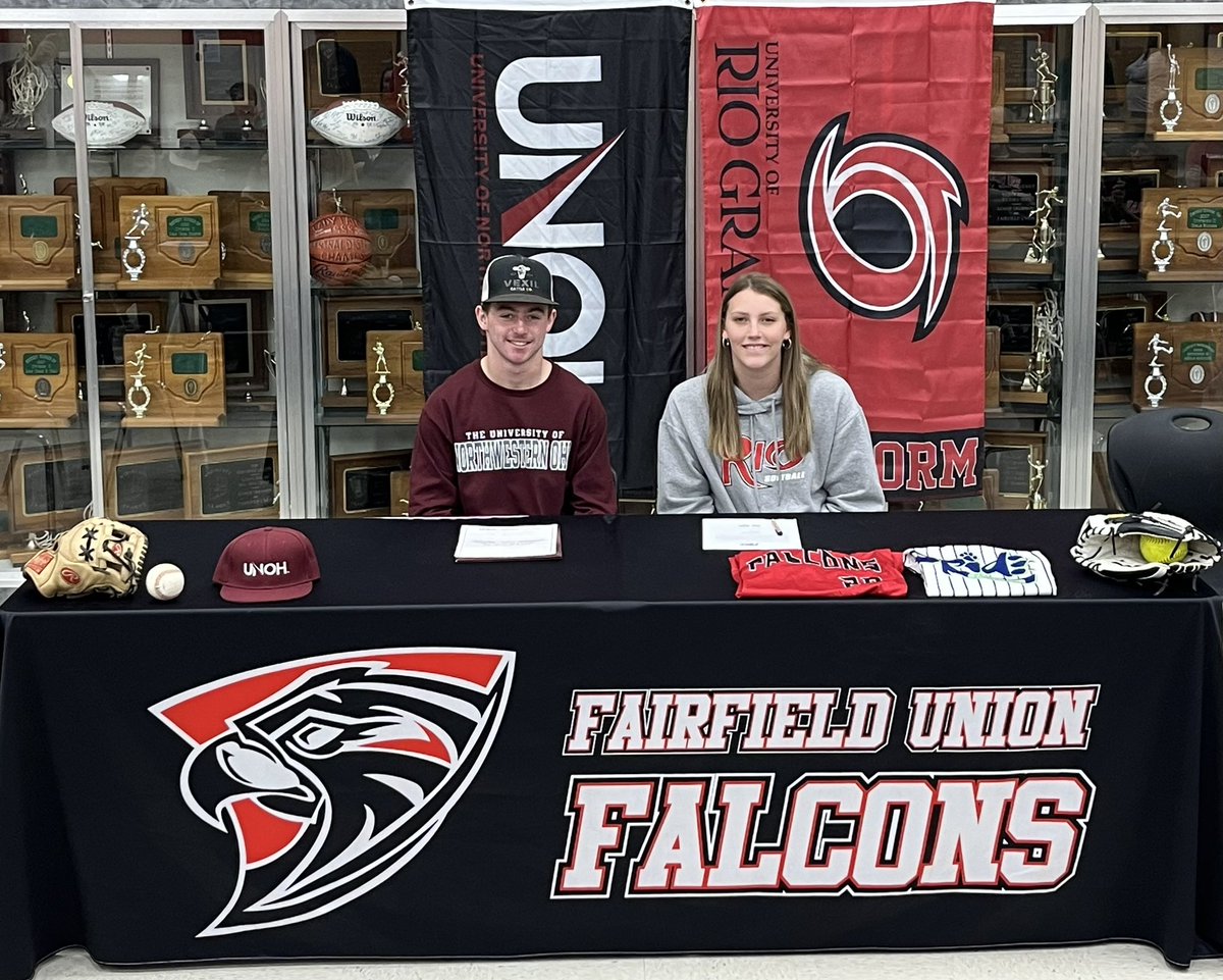 AthleticsFuhs's tweet photo. Signing Day celebrations!

Congratulations to Adelyn Wolfe (Softball @ University of Rio Grande) and Chase Harmon (Baseball at the University of Northwestern Ohio) for committing to their college institutions to continue playing the game they love.

#proudFUcommunity https://t.co/P4ATNDBprT