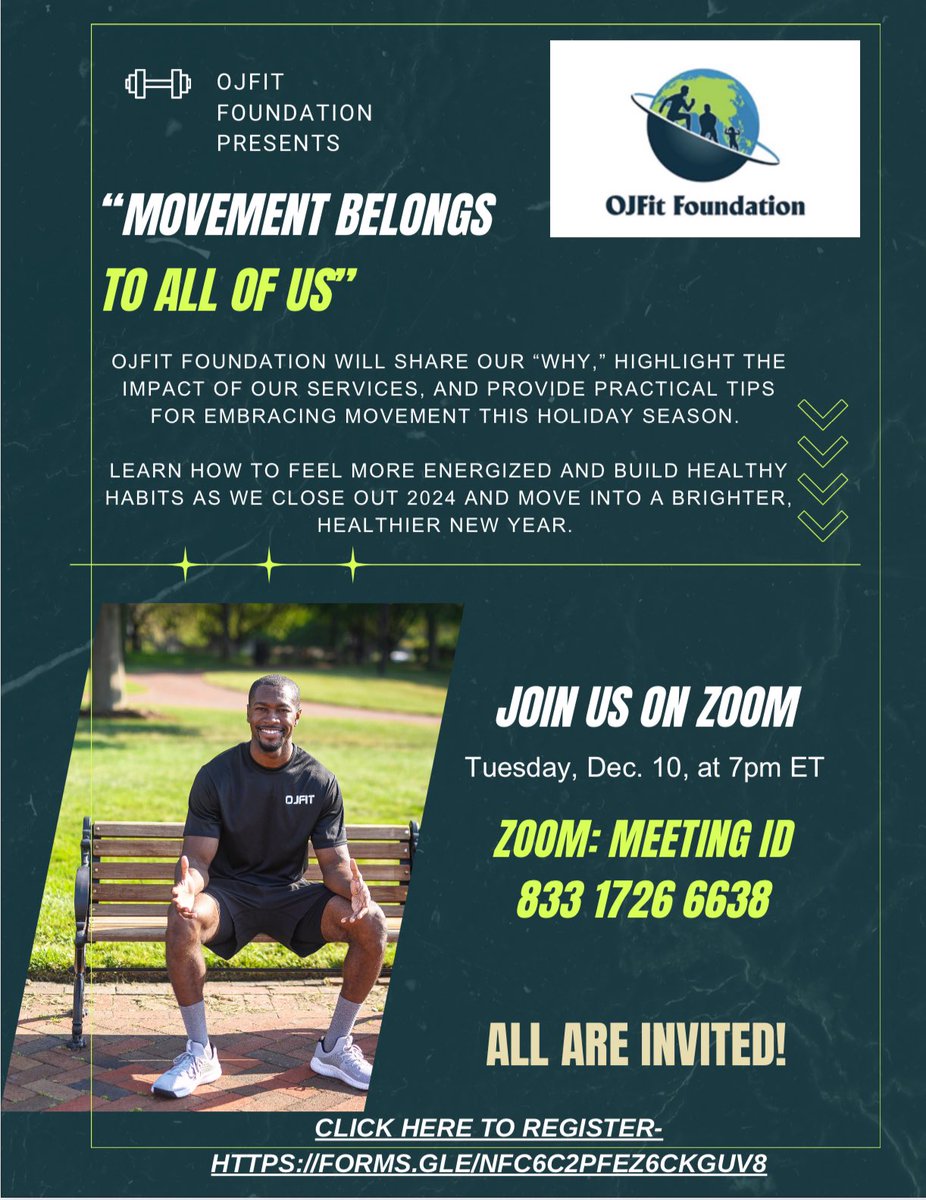 Hey Twitter fam! As some of you may know I started a Non-Profit with the help of my wonderful board members. We are hosting a virtual celebration and would love for you to join. Please sign-up using this link forms.gle/nFc6C2PFEz6ckG…