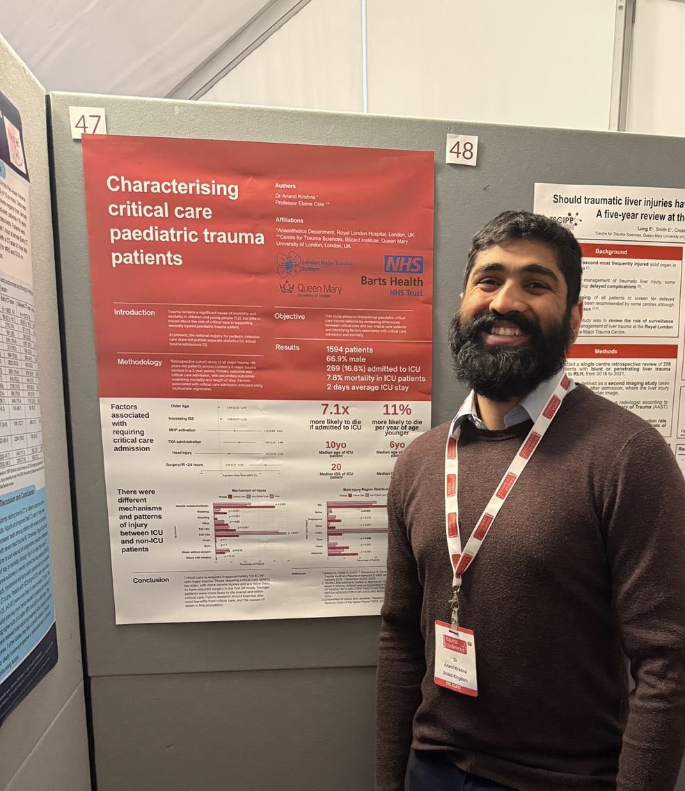 Anand Krishna (@anandkrshna) on Twitter photo Great day <a href="/LDN_TC/">London Trauma Conference</a> presenting some research on paediatric critical care trauma patients. Thanks to <a href="/TraumaEMC/">Elaine Cole</a> and <a href="/doctorcraigk/">CraigK</a> for support with the project. Brilliant talks all day, definitely worth dragging myself out post nights! #LTC2024 Great day <a href="/LDN_TC/">London Trauma Conference</a> presenting some research on paediatric critical care trauma patients. Thanks to <a href="/TraumaEMC/">Elaine Cole</a> and <a href="/doctorcraigk/">CraigK</a> for support with the project. Brilliant talks all day, definitely worth dragging myself out post nights! #LTC2024