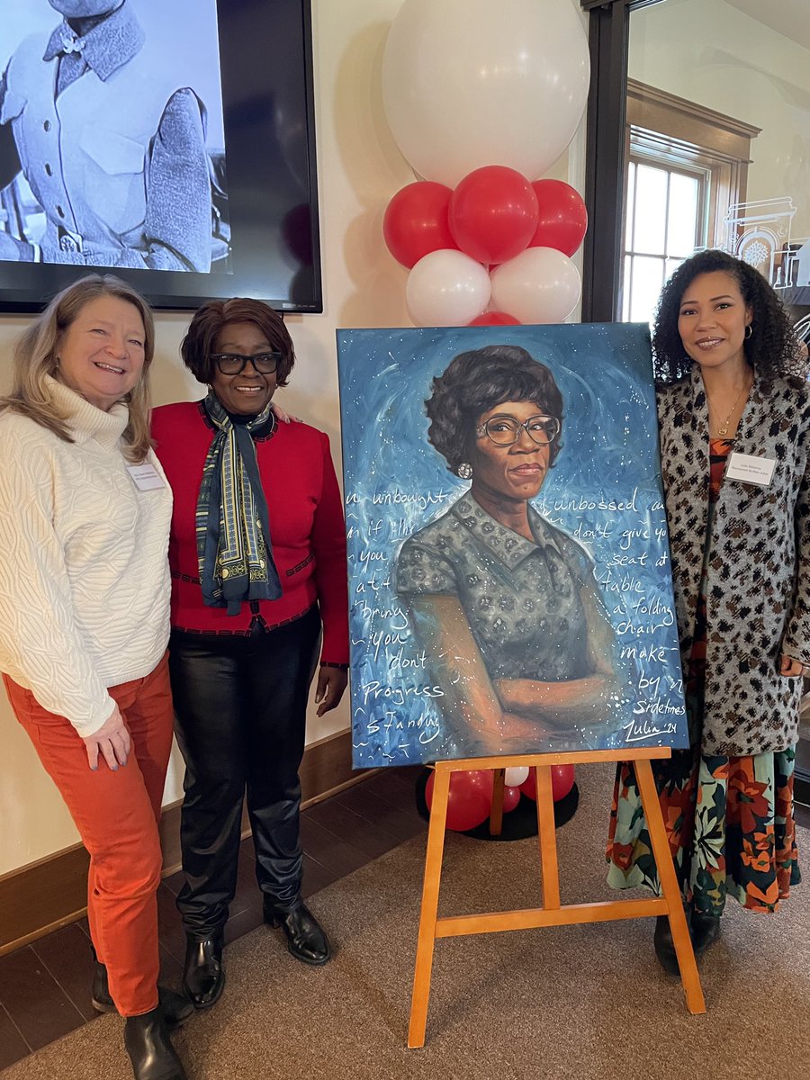 This weekend, I attended a celebration of Congresswoman Shirley Chisholm’s 100th birthday. This trailblazer was the first Black woman elected to Congress, and the first Black woman to run for President.

Later in life, she called Amherst home, and is now buried here in Buffalo.