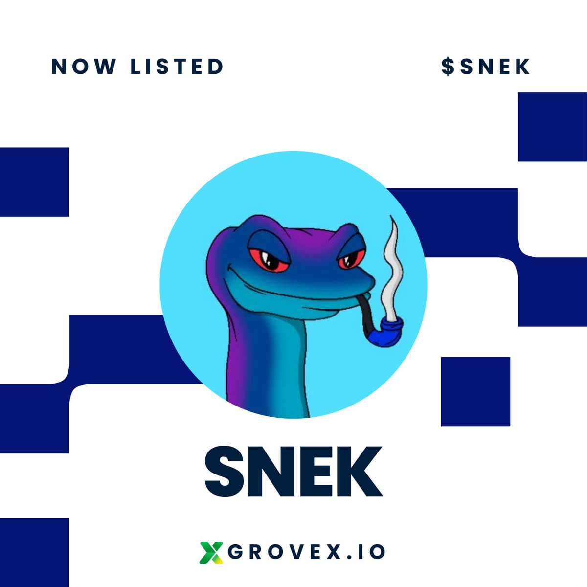 GroveXchange's tweet photo. 🚀 Welcome #SNEK Community & #Cardano #ADA Chain to #GroveX! 🚀

We're thrilled to have #SNEK join our platform, bringing the fun and innovative spirit of the #Cardano ecosystem to #GroveX! 

Let’s continue growing together in the meme coins and Web3 world.

https://t.co/LVQxlV8eAd

#SNEK #Cardano #ADA #CryptoCommunity #Web3 #GroveX #Blockchain
