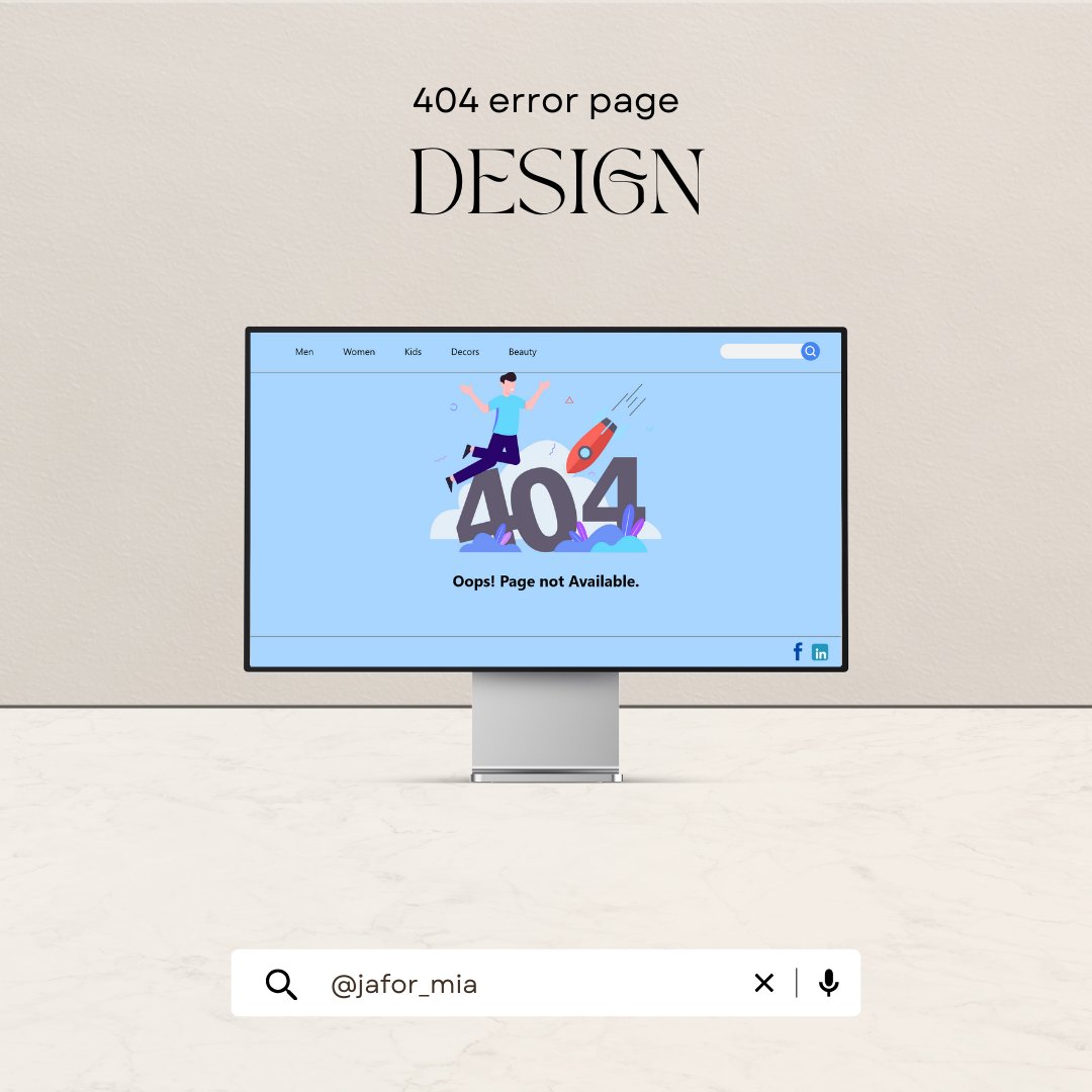 jafor_mia_'s tweet photo. 404 error page redesign
.
.
.
.
#uiux #ui #uidesign #uidesigner #uiuxdesign #uiuxchallenge #uidesignchallenge #UX #ux #uxigers #uxdesign #uxuidesign #uxdesigner #uxinspiration #web #webdesign #webseries #websitedesign #404 https://t.co/pVdW7BIami
