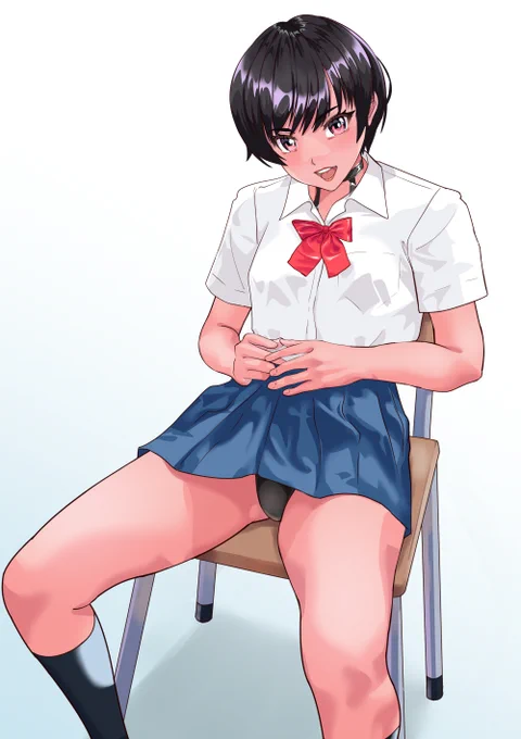 おはようございます(#^.^#)制服の下はなんじゃらなファンサイト更新したよ(ピクシブにリンクあるよ) 