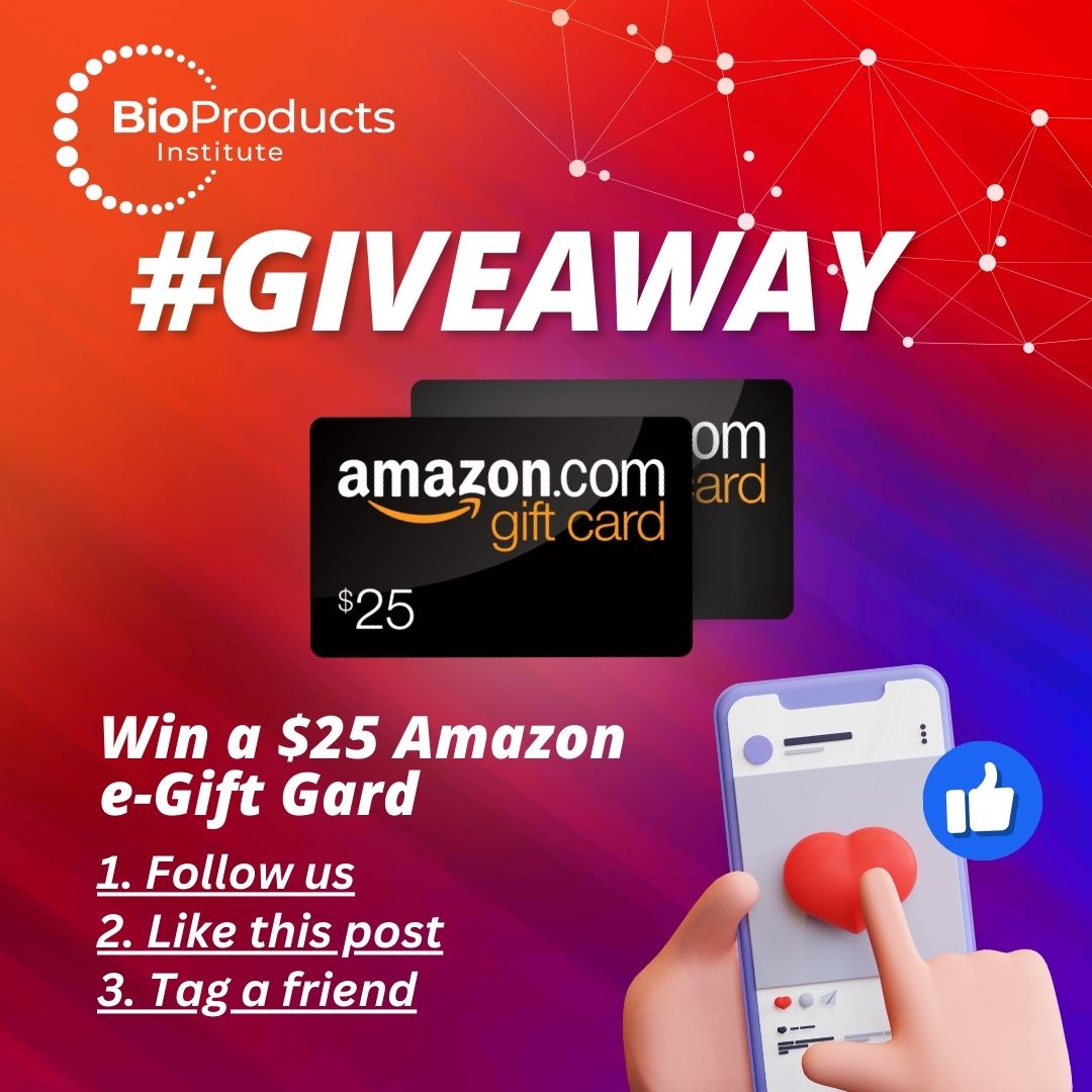 UBCBioProducts's tweet photo. 🌟 Ready for a #GIVEAWAY?

🎉 Celebrate #BPI #Connect2024 with us and WIN big! 🥳

🎁 PRIZES: Two $25 Amazon e-Gift Cards up for grabs!

🚀 HOW TO ENTER:
✔️ Follow us
✔️ Like this post 👍
✔️ Tag a friend in the comments 🤝

⏳ DEADLINE:
Ends Dec 6, 2 PM PST
Winners announced Dec 9, 1 PM PST
Don’t miss out—enter now!

#UBC #BioProducts #ResearchShowcase #industryNetworking #Prize #Community #Celebration #GiveAwayEvent @UBC @ubcappscience