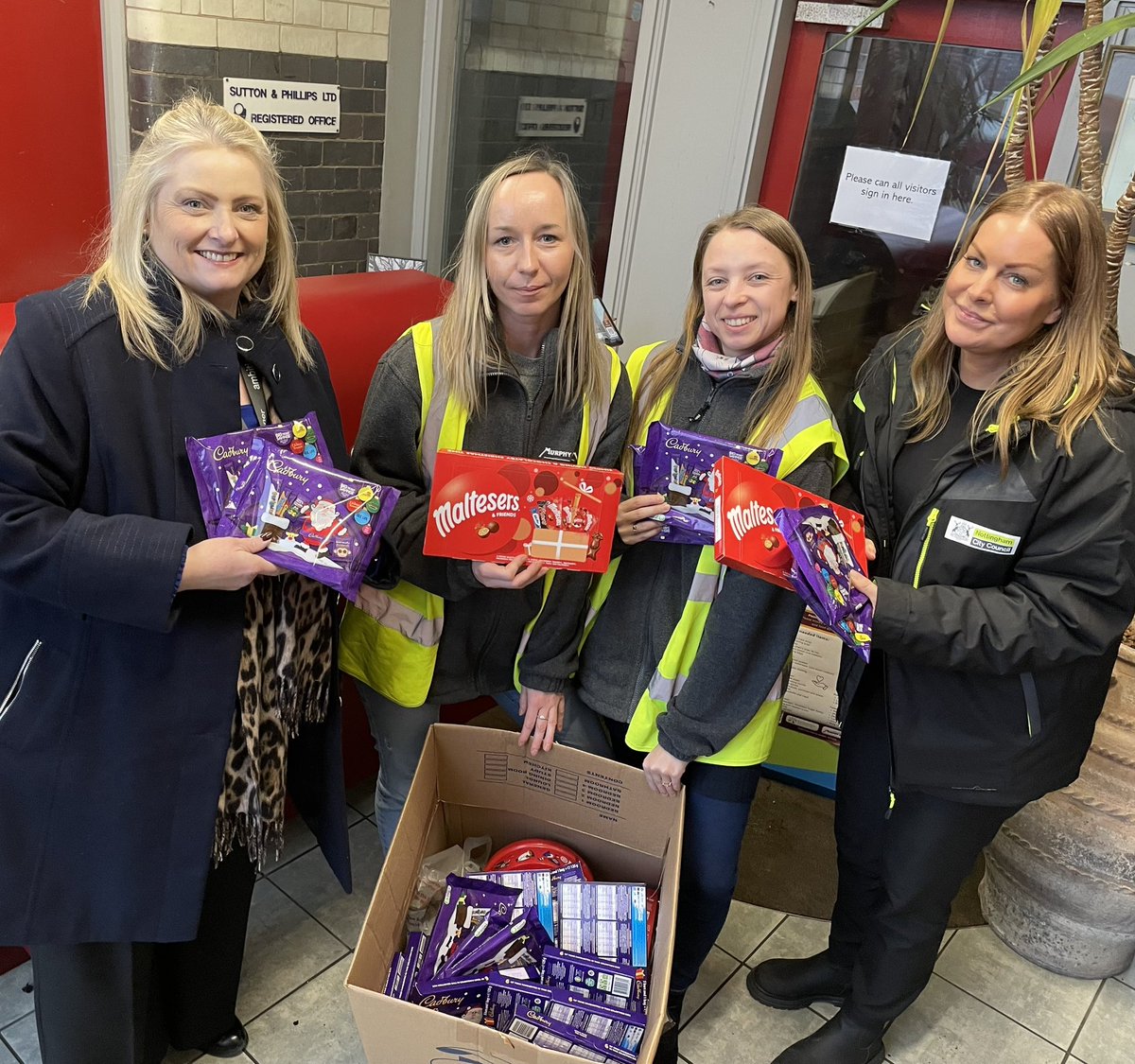 Huge thanks to the wonderful staff <a href="/MurphyAndSonLtd/">Murphy & Son Ltd</a> who kindly donated lots of selection boxes for Santa to give out in his grotto at our annual Christmas party on Saturday  🎅🏻 thank you so much for supporting us once again, Merry Christmas 🎄 #supportingothers